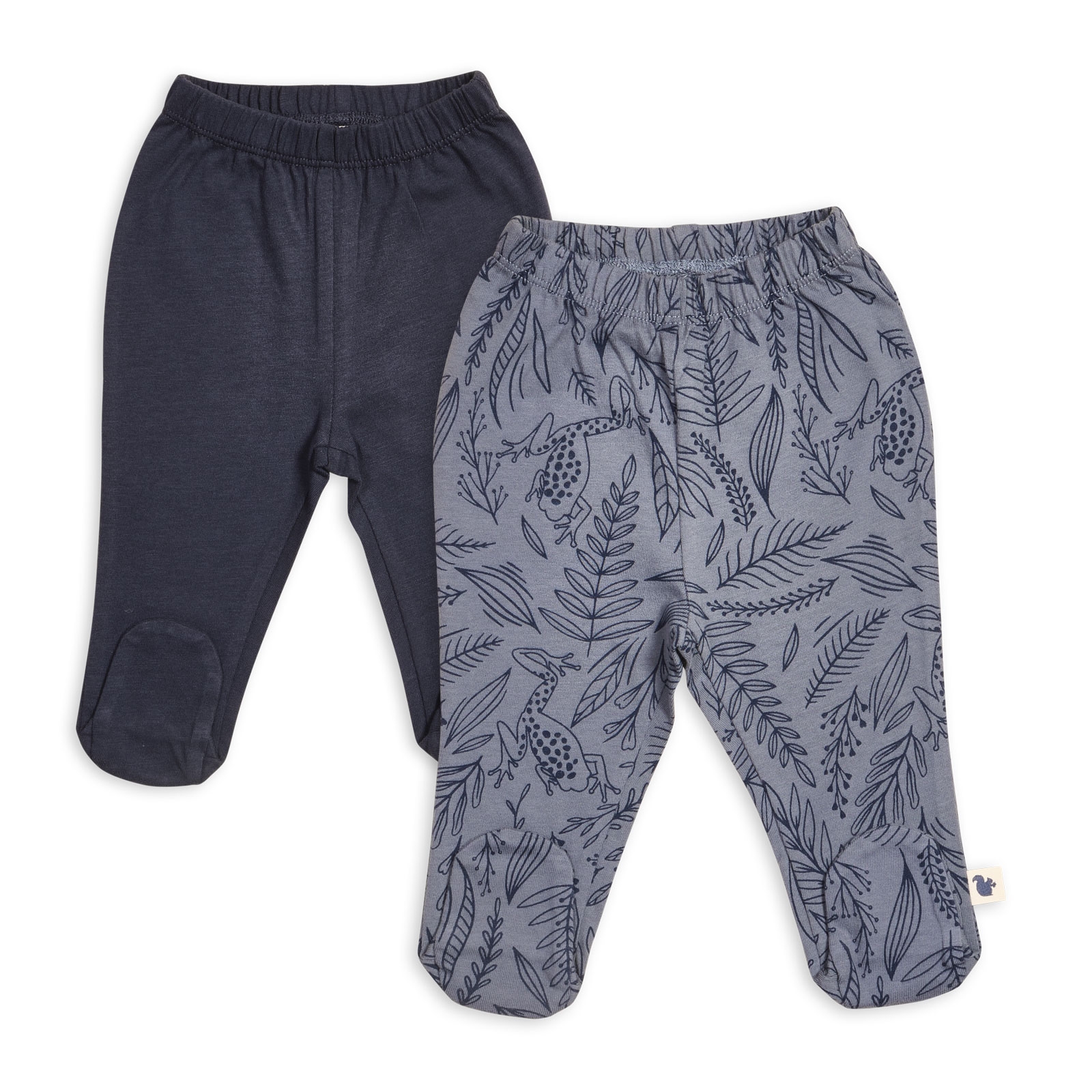 2 Pcs Footed Pant Set