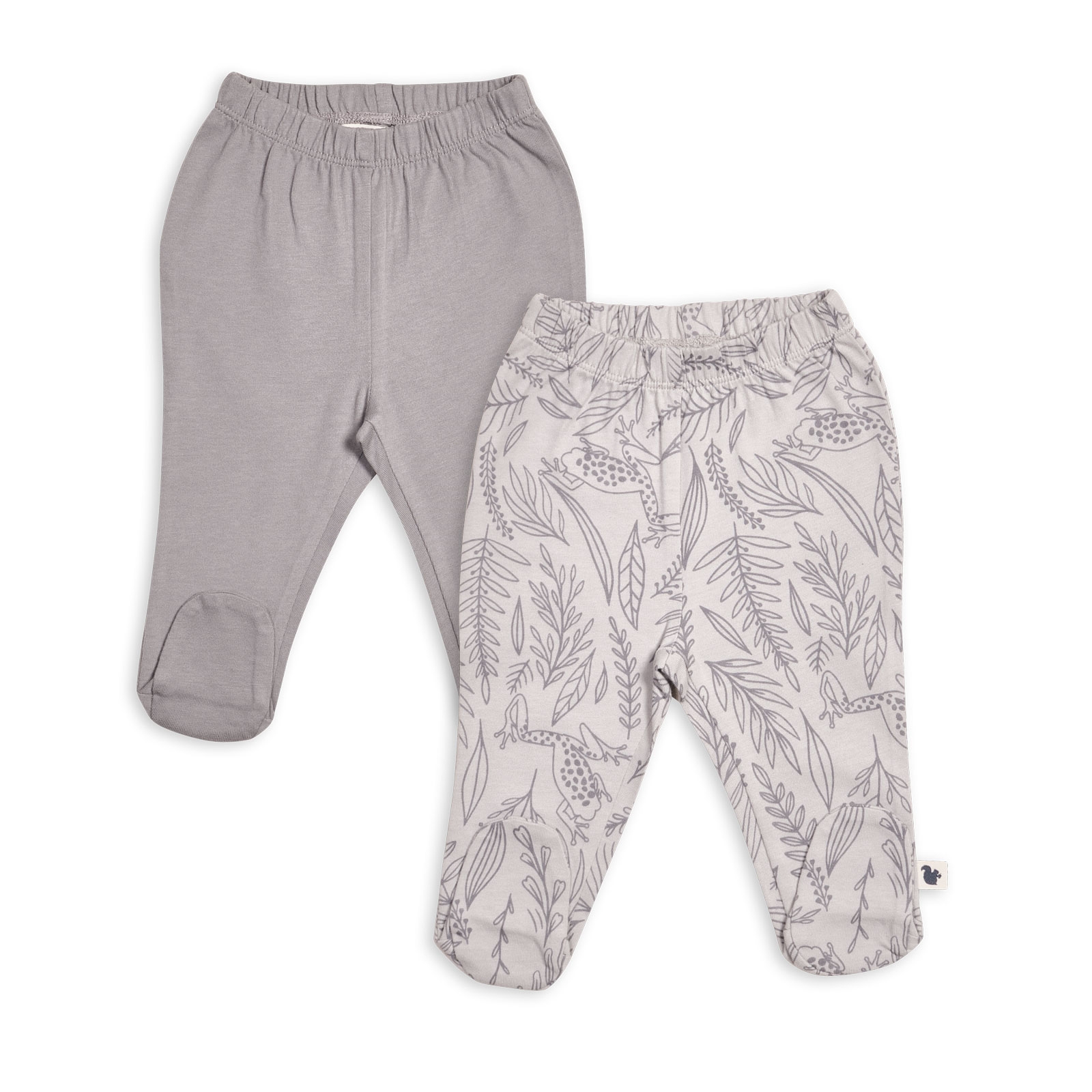 2 Pcs Footed Pant Set