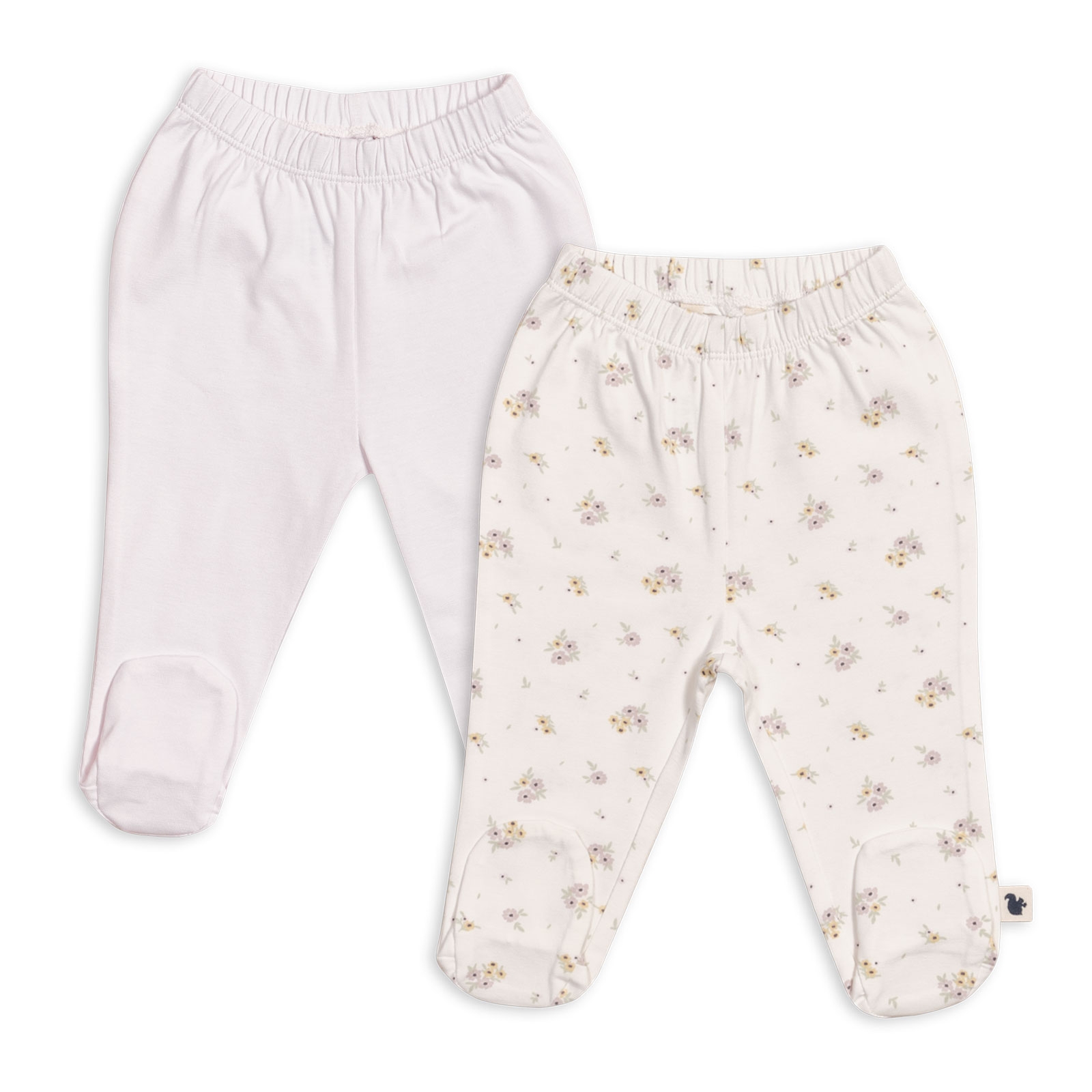 2 Pcs Footed Pant Set