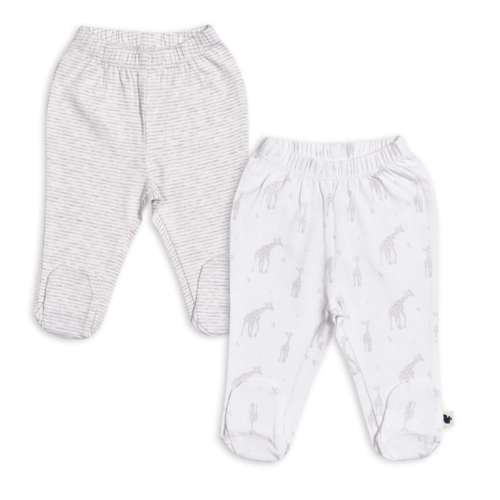 2 Pcs Footed Pant Set