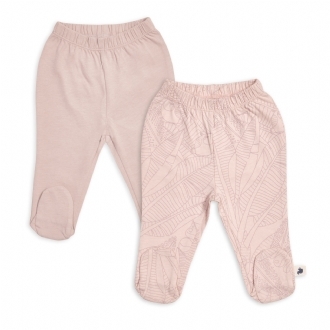 2 Pcs Footed Pant Set 3