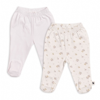 2 Pcs Footed Pant Set 5