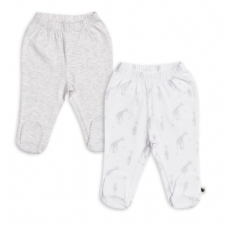 2 Pcs Footed Pant Set 8